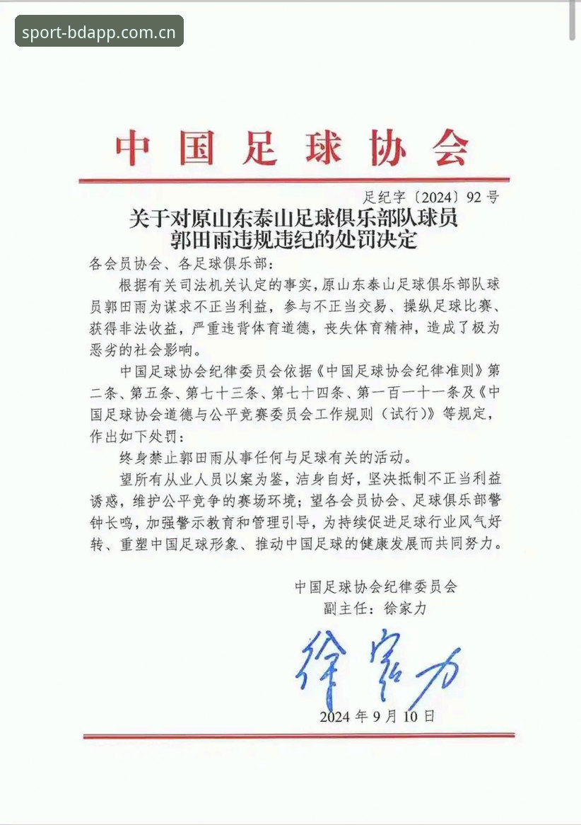 半岛体育最新版 足协重磅罚单背后:17人终身禁足,中国足球反腐风暴深度揭秘